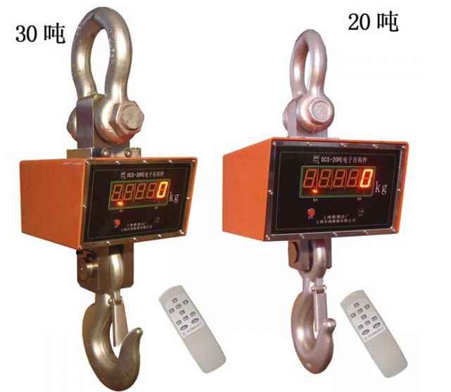 煤炭礦石用20噸 30t電子吊秤.抗振動(dòng)吊鉤稱